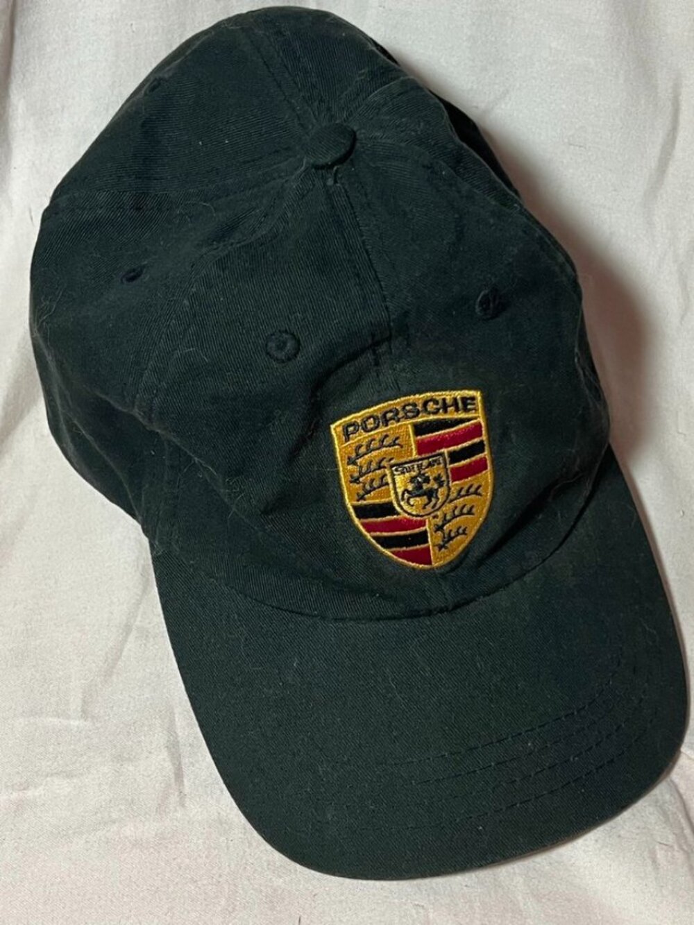 Porsche Crest Strap Back Hat Suncoast Porsche Sarasota FL Dealer Baseball Cap